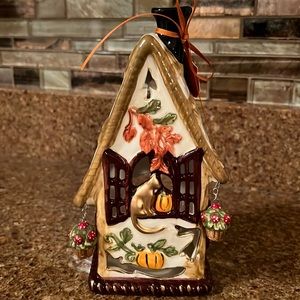 Blue Sky Fall/Autumn tea light cottage